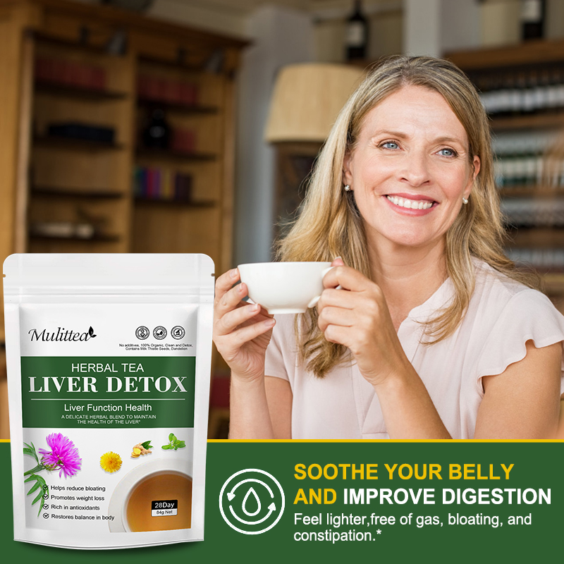 Mulittea Liver Detox Tea with  - огляд і ціна Dandelion Detox Tea