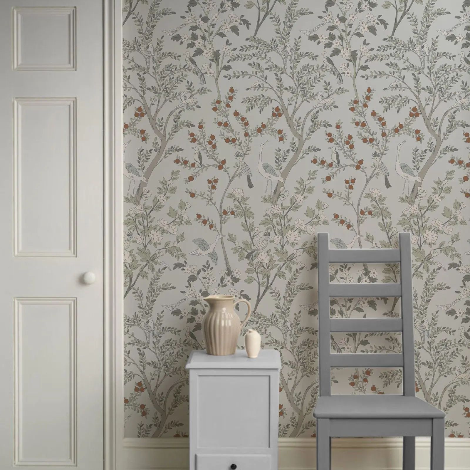 Vintage Floral Wall Sticker Wa - огляд і ціна Herbal Wallpaper