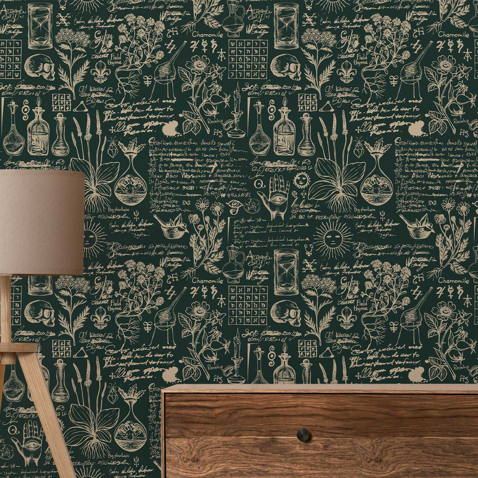 Green Medicine And Herbal Wall - огляд і ціна Herbal Wallpaper