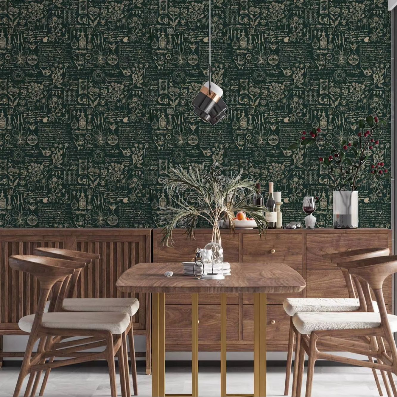 Green Medicine And Herbal Wall - огляд і ціна Herbal Wallpaper