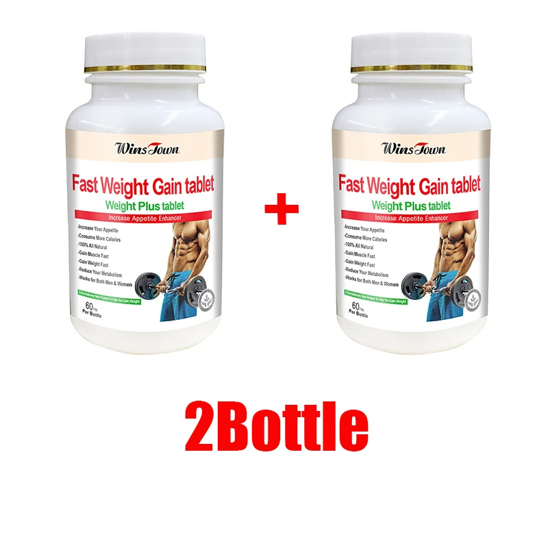 2 Bottle Fast Weight Gain tabl - огляд і ціна Herbal Weight Gain