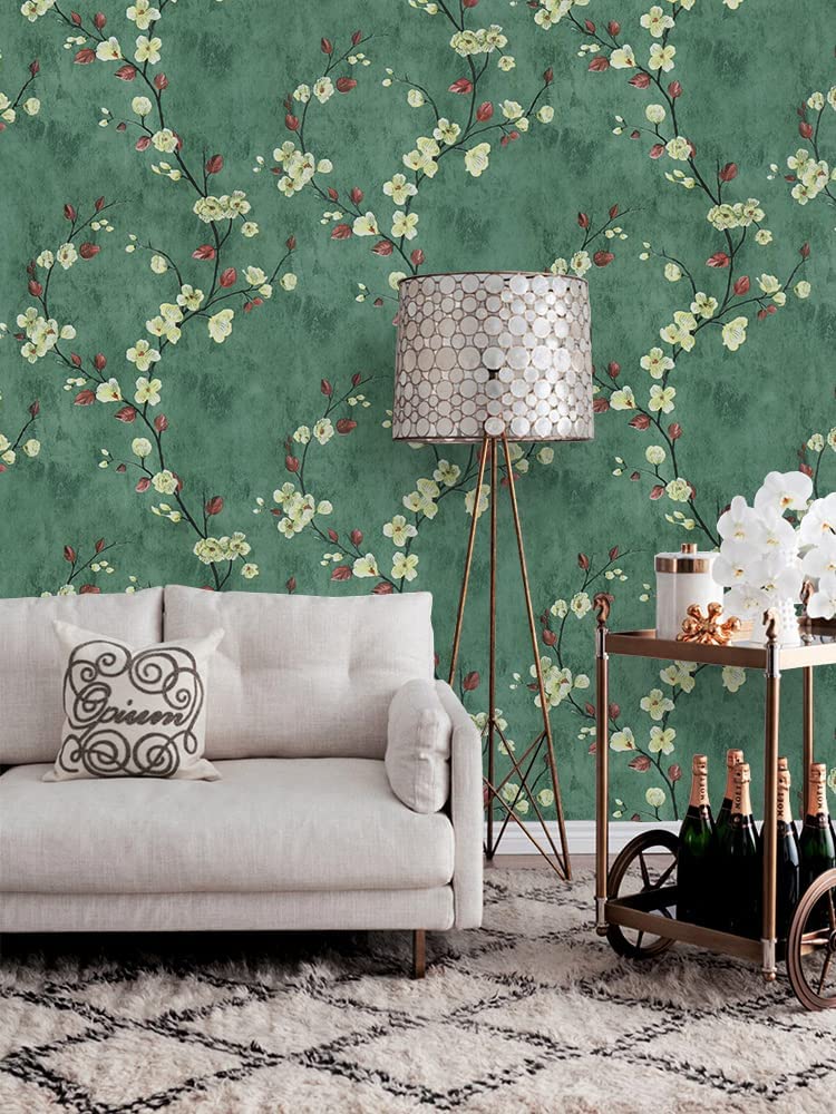 Flower Tree Peel and Stick Wal - огляд і ціна Herbal Wallpaper